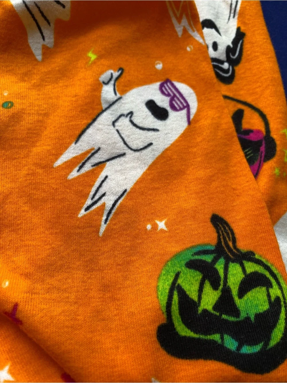 New Hyde & Eek! Halloween Orange Pajama Pants Size Kids 6